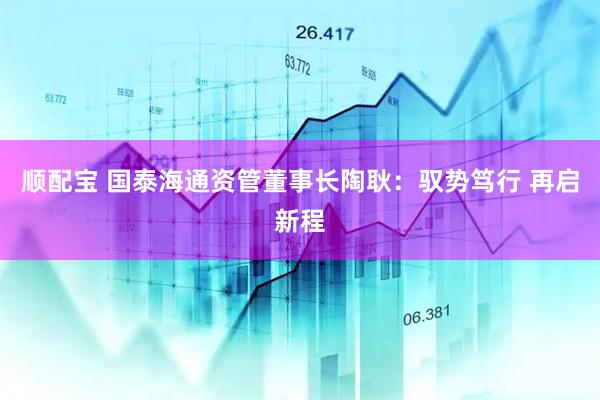 顺配宝 国泰海通资管董事长陶耿：驭势笃行 再启新程